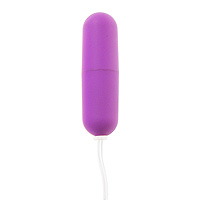 F76137 - 7 Function Slim Waterproof Purple Bullet