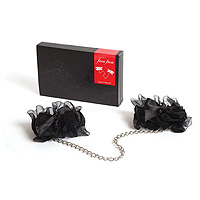 F77443 - Bijoux Indiscrets Frou Frou Satin and Organza Handcuffs