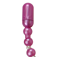F74704 - Pretty in Pearl Bendable Vibrating Anal Beads