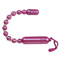 F74704 - Pretty in Pearl Bendable Vibrating Anal Beads