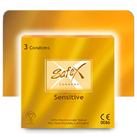 F74530 - Safex Sensitive Condoms - 3 Pack