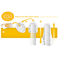 F75764 - TENGA Egg Masturbator The Spider