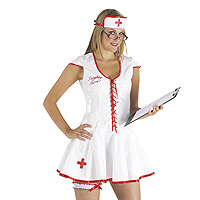 F76608 - Naughty Nurse PVC Costume (4 Piece)