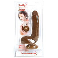 F77601 - Pleasureskin Cinnamon Suction Base Cock Dildo