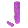 F76137 - 7 Function Slim Waterproof Purple Bullet