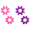 F78087 - ANIME Magic Love Rings (2 pack)