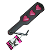 F77750 - Bound to Tease Heart Leather Paddle