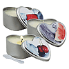 F77827 - Earthly Body 3 in 1 Edible Massage Heart Candle