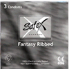 F74531 - Safex Ribbed Condoms - 3 Pack