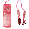 F71062 - Vibrating Nipple Clamps Pink