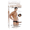 F73947-00 - Fetish Fantasy UNISEX 10 inch Chocolate Dream Hollow VIBRATING Strap On